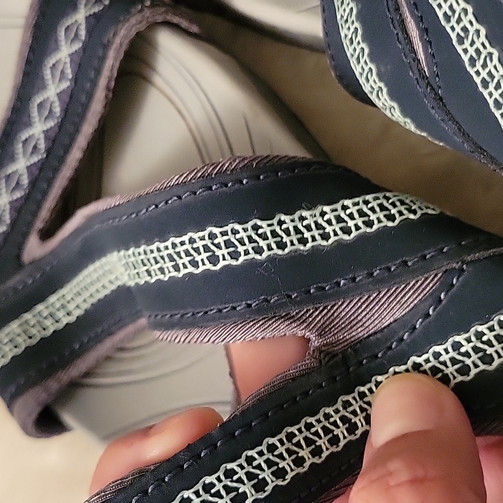 Dr. Scholl's Women's Navy Strappy Sandals. Gel Cushion Size 6M. - Picture 10 of 15